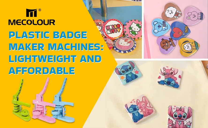 Plastic Badge Maker Machines Lightweight and Affordable