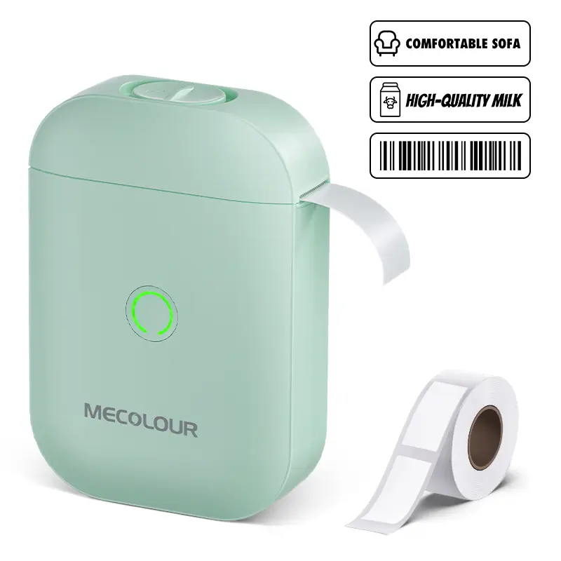 Portable Half-inch Label Printer (Blue)-1 Portable Half-inch Label Printer (Blue)-1