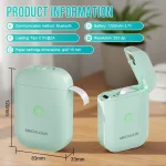 Portable Half-inch Label Printer (Blue)-2