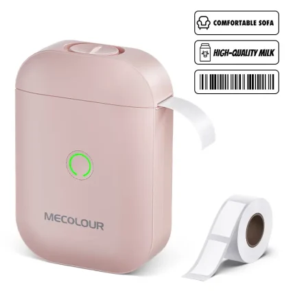 Portable Half-inch Label Printer (pink) -1