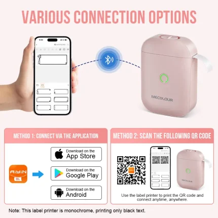 Portable Label Printer (Blue)-2