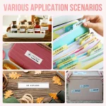 Portable Label Printer (Blue)-4