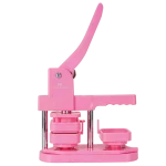 Square rotating badge machine pink-1