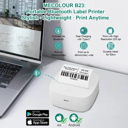 2-inch Portable Thermal Label Printer-2