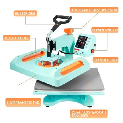 swing away heat press machine-2