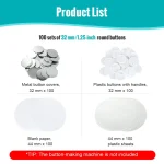 Round Badge Machine Consumables (32mm)-2