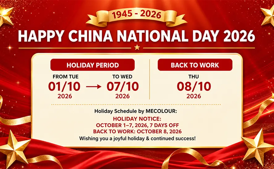 2026 National Day Holiday Notice